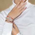 Star of David String Bracelet made from Rockets