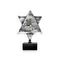 Star of David Jerusalem Heritage Clock made from Rockets