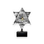 Star of David Jerusalem Heritage Clock made from Rockets