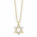 Star of David ‘Collision’ Necklace made from Rockets and Iron Dome