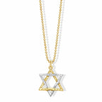 Star of David ‘Collision’ Necklace made from Rockets and Iron Dome