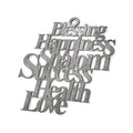 Home Blessing Wall Plaque made from Iron Dome