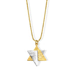 Star of David ‘Explosion’ Necklace made from Rockets and Iron Dome