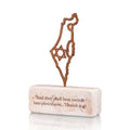 Israel Rock of Resilience made from Rockets and Jerusalem Stone