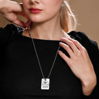 IDF Dog Tag Necklace made from Rockets