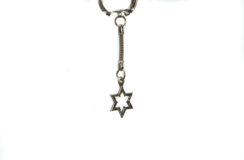 Star of David Key Chain made from Rockets