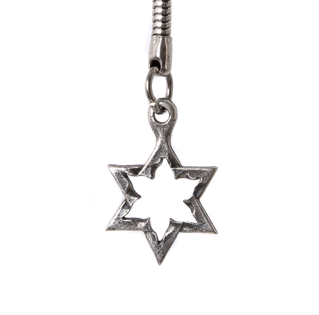 Star of David Key Chain made from Rockets