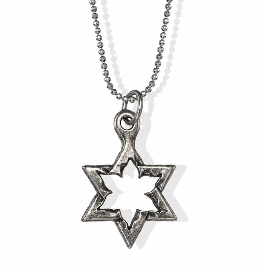 Star of David Necklace made from Rockets