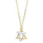Chai Star Necklace made from Rockets and Iron Dome