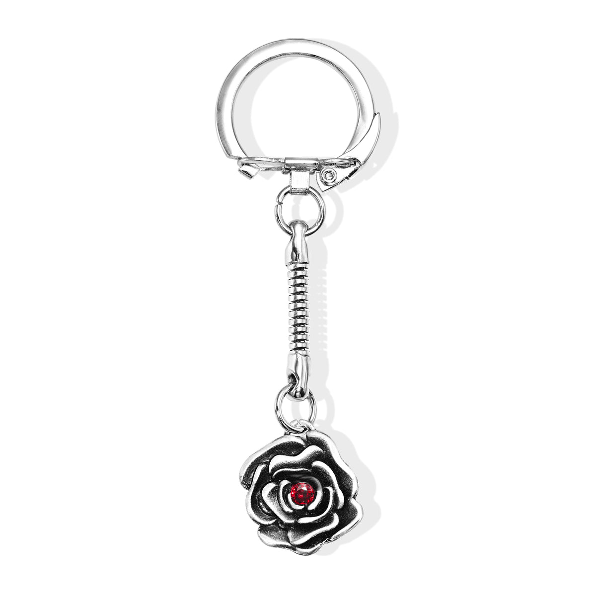 Rose Petal Key Chain made from Rockets
