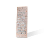 Hebrew Home Blessing Plaque made from Iron Dome and Jerusalem Stone