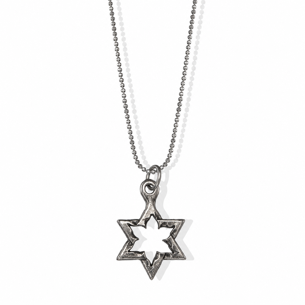 Star of David Necklace made from Rockets